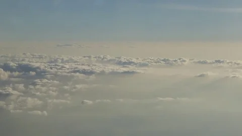 Flying Above Clouds Stock Footage 77601445