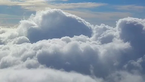 Flying above clouds Stock Footage 78883632
