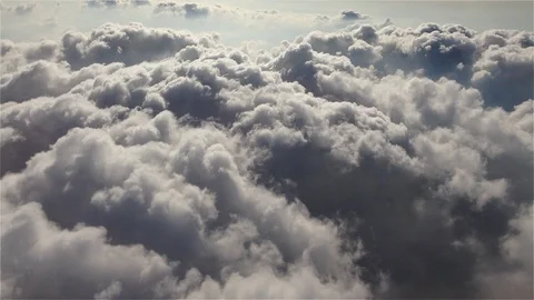 Flying above clouds 스톡 동영상 91013438
