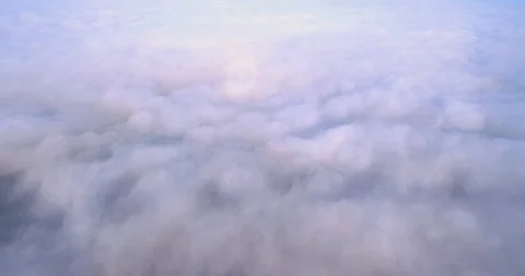 Flying above the clouds Stock Footage 96323348