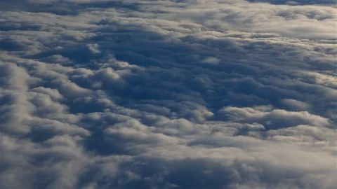 Flying above the clouds Stock Footage 97710229