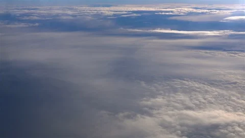 Flying above the clouds Stock Footage 97868321
