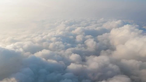 Flying above clouds Stock Footage 115092754