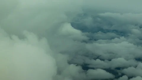 Flying above the clouds Stock Footage 123768338