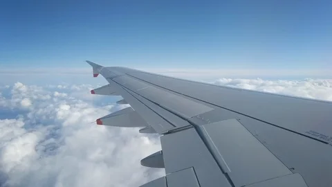 Flying above clouds Stock Footage 126518851