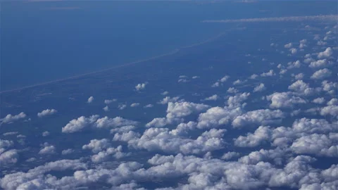 Flying above the clouds Stock Footage 205020772