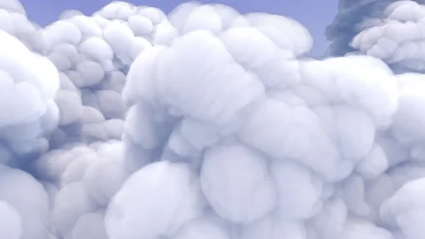 Flying Above The Clouds Stock Footage 214844085