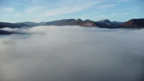 Flying above the clouds Stock Footage 218871230