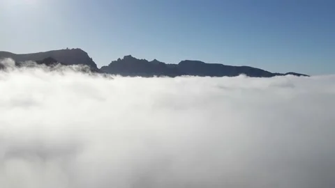 Flying above the clouds Stock Footage 232544023