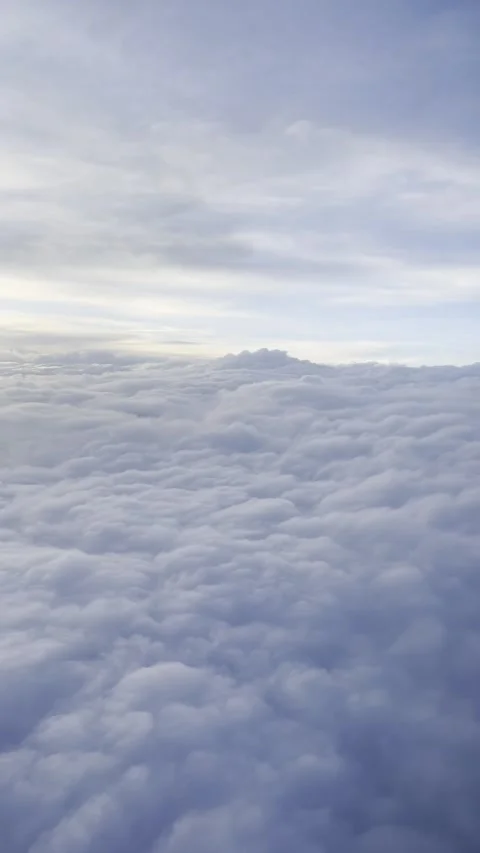 Flying Above The Clouds Stock Footage 244808486