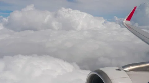 Flying above the clouds Stock Footage 305571345