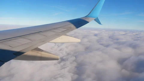 Flying above the clouds Video stock 331252441