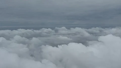 Flying above clouds Stock-Footage 337846702
