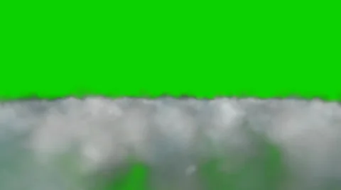 Flying Above the Clouds on a Green Screen Background Vidéo 31342056