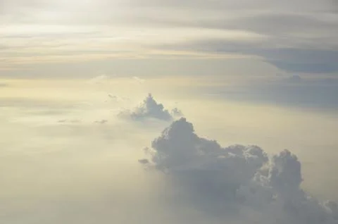 Flying Above the Clouds Stock Photos
