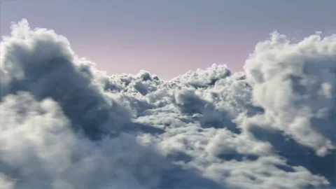 Flying above the clouds seamless loop Vídeos de archivo 77332850