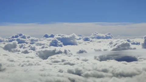 Flying above the clouds, a serene and relaxing moment Stock Footage 223346113