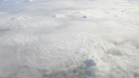 Flying above the clouds, a serene and relaxing moment. Stock Footage 223690721