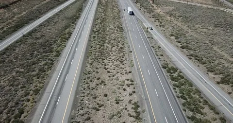 Flying Above Eastern Sierra Nevada Mountains Inyo National Forest Video stock 219581340
