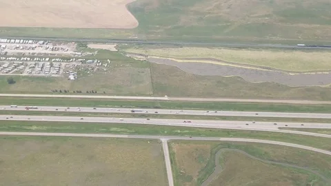 Flying Above the Highway Stock Footage 78603576
