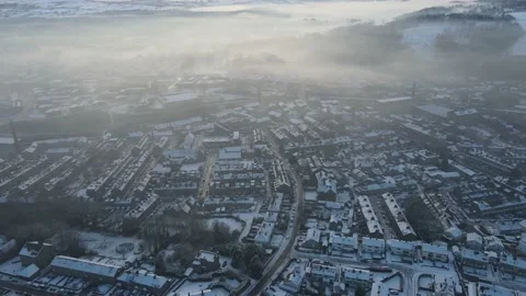 Flying Above Mist Stock Footage 150237024