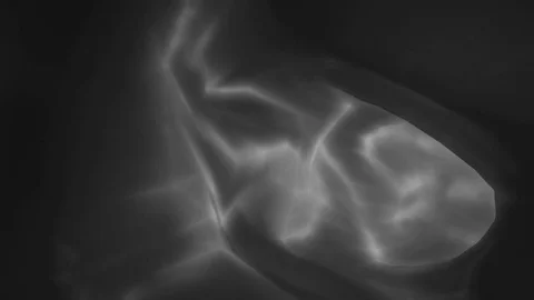Flying in abstract tunnel, cave or hallway. Stock Footage 84912463
