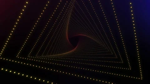 Flying into abstract tunnel Stock Footage 177623228