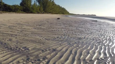 Flying Across Sand Formations Stock Footage 48001570