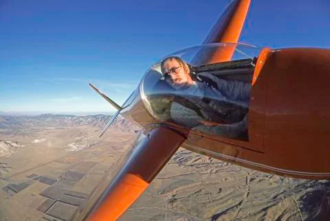 Flying aerobatics Stock Photos