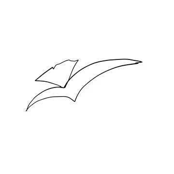 Flying in the air, flying  Stock Illustration