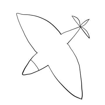 Flying in the air, flying Stock Illustration