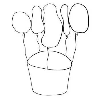 Flying in the air, flying  Stock Illustration