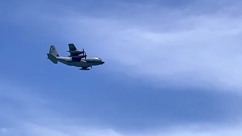 Flying Aircraft Video stock 244624186