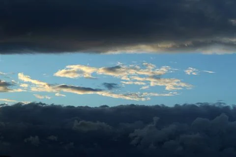 Flying among the clouds Stock-Fotos