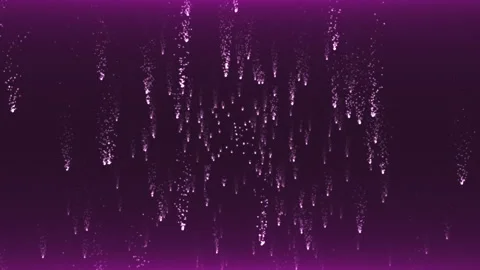 Flying and falling particles on a purple background Stock Footage 237173208