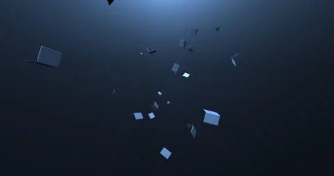 Flying and rotating laptops Stock Footage 308462427