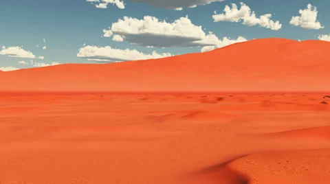 Flying aroud the desert Stock-Footage 34346475