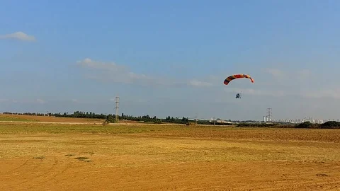 Flying ATV is landing Stock Footage 95192552