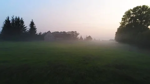Flying away from house Video stock 115317669
