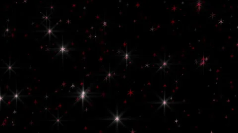 Flying Away Red Light Disco Star Flash Video Animated Background Stock Footage 346372684
