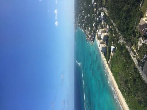 Flying into the Bahamas Stock Photos
