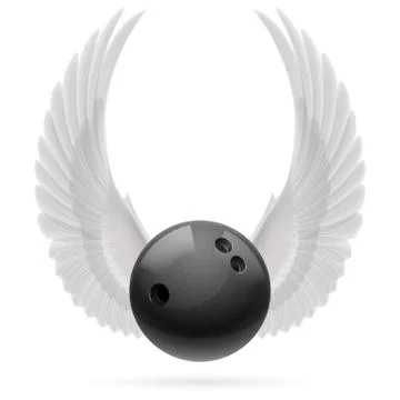 Flying ball Stock Illustration