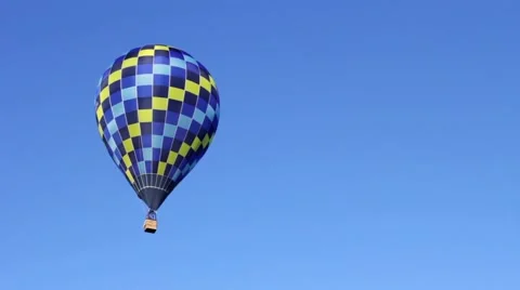 Flying up balloon Stock Footage 54620749