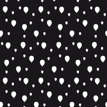 Flying balloons Illustrazione stock