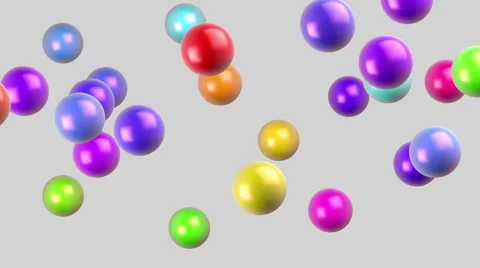 Flying balls. Looping. Alpha channel is included. Stock Footage 50511109