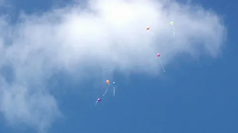 Flying Baloons 스톡 동영상 10567126