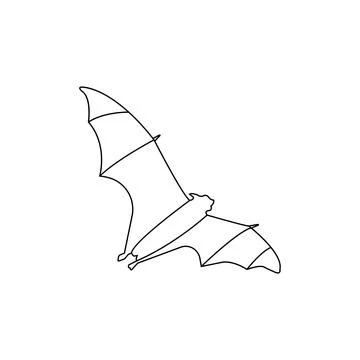 Flying bat icon Stock-Illustration