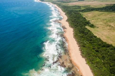 Flying Beach Coastline Stock Photos