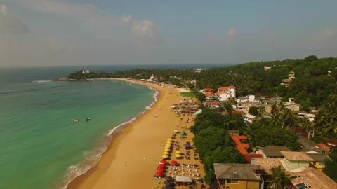 Flying off from the beach Video stock 288234319