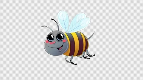 Flying bee loop. Stock Footage 211856025